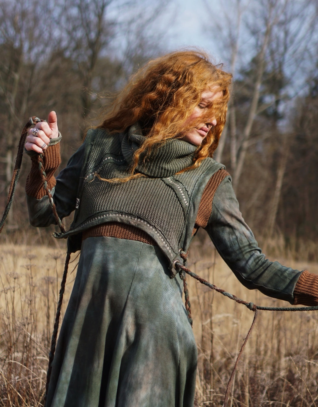 Knit Vest - Vintage Jade
