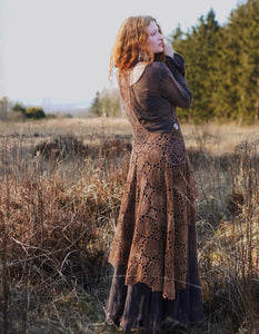 Crochet Patchwork Dress  -  Forestfloor