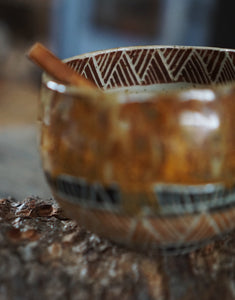 Cocoa  Mug - Golden Honey / Rust