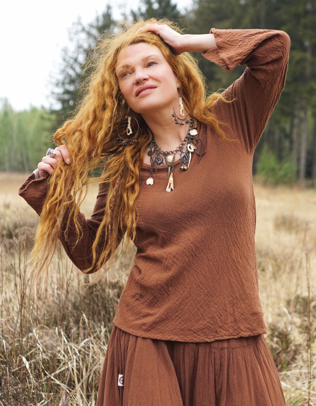 Top - Warm Brown