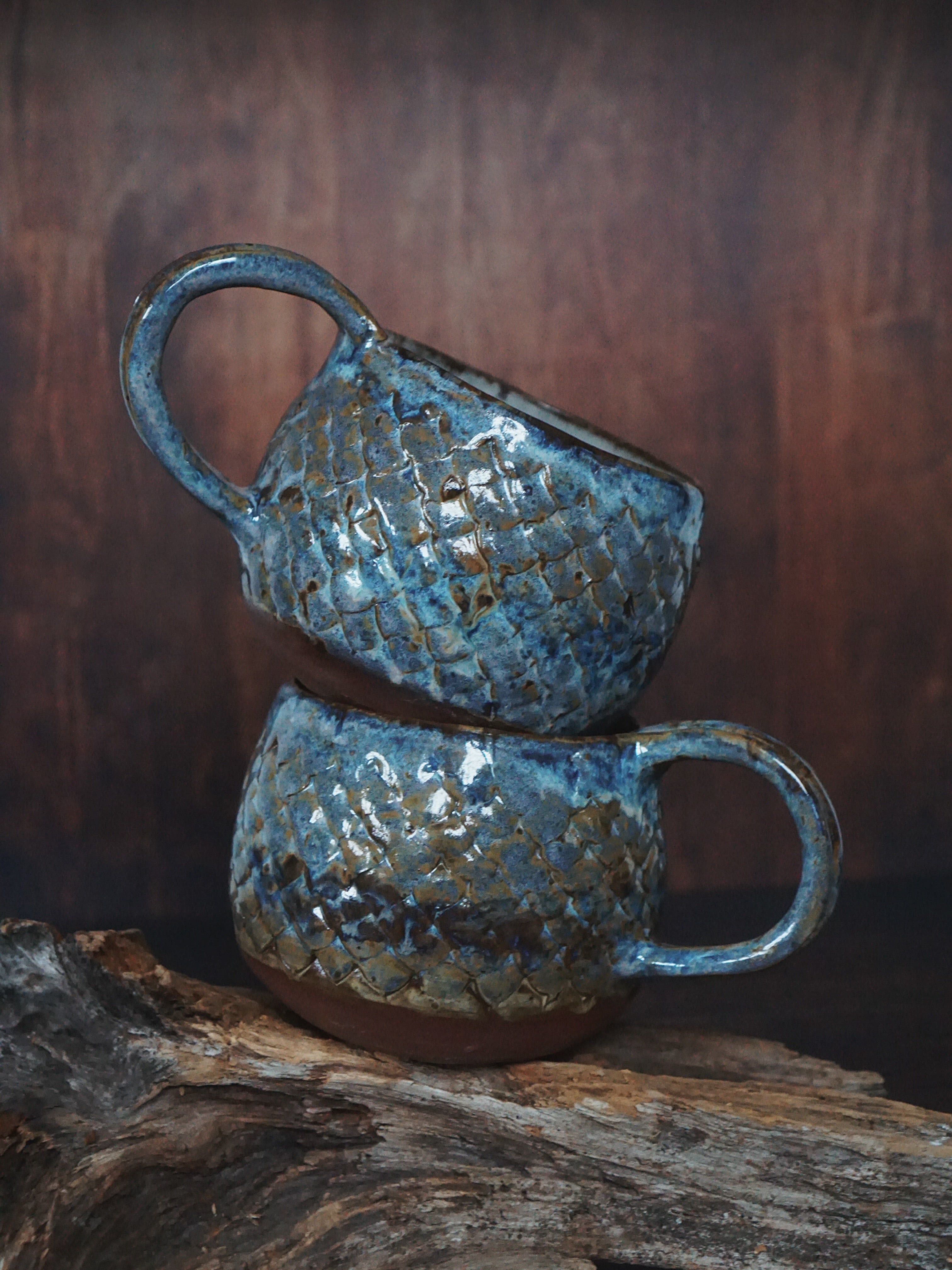 Magic Dragon Mug  - Blue Turquoise