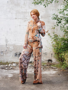 Natural Habitat Comfy Pant  -  Clay Turquoise