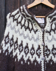 Iceland Knit Cardigan - Brown Shades