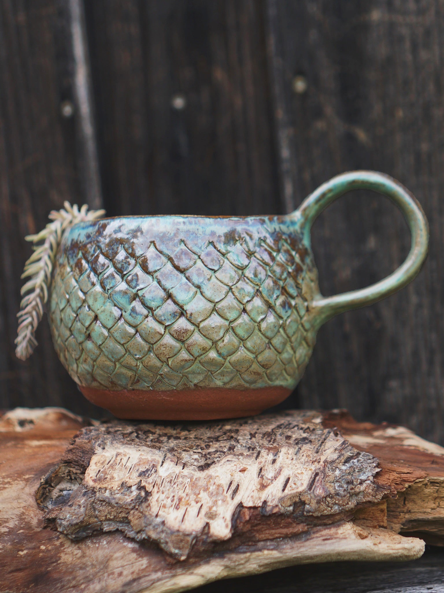 Big Magic Dragon Mug -Mint