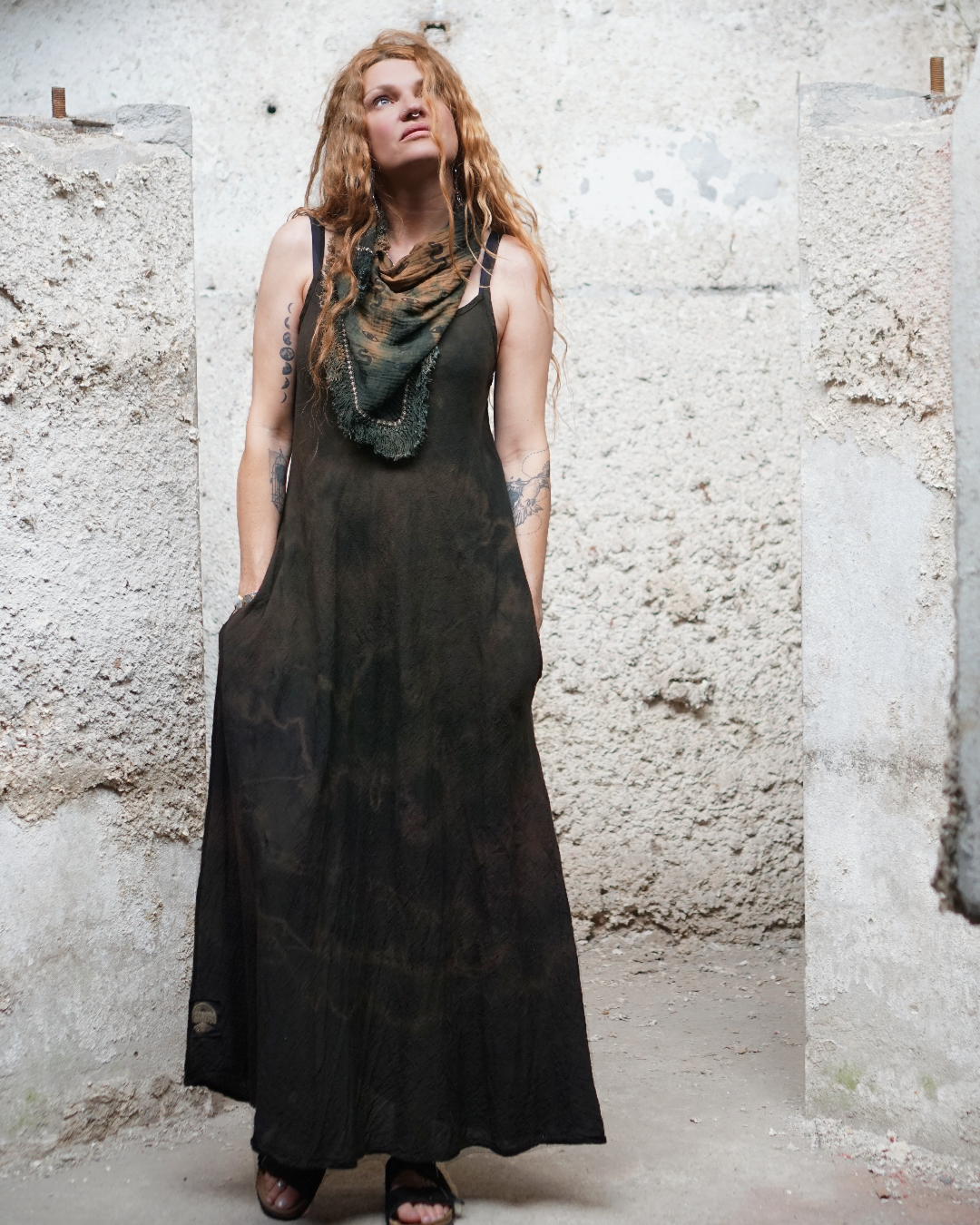 Casual Summer Dress -  Black Soil