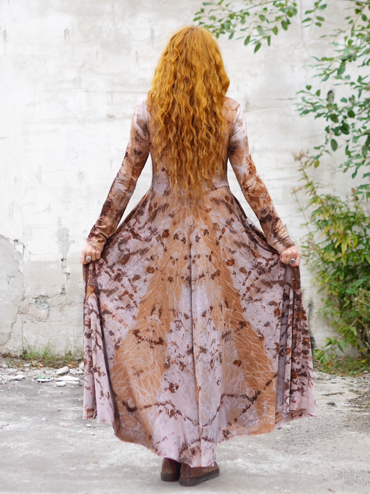 Natural Habitat Cozy Maxi Dress - Copper Flakes Clay