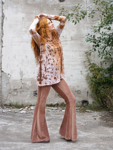 Cozy Long Sleeve  - Copper Flakes Clay