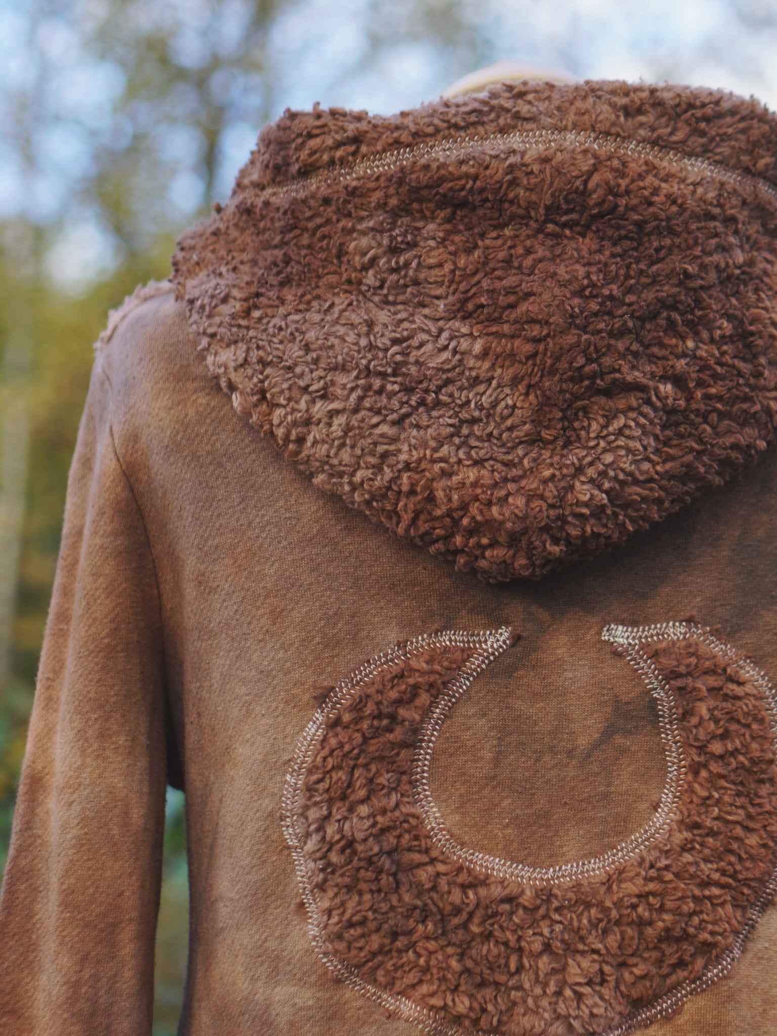 Moon Hemp Long Sweatshirt - Golden Brown