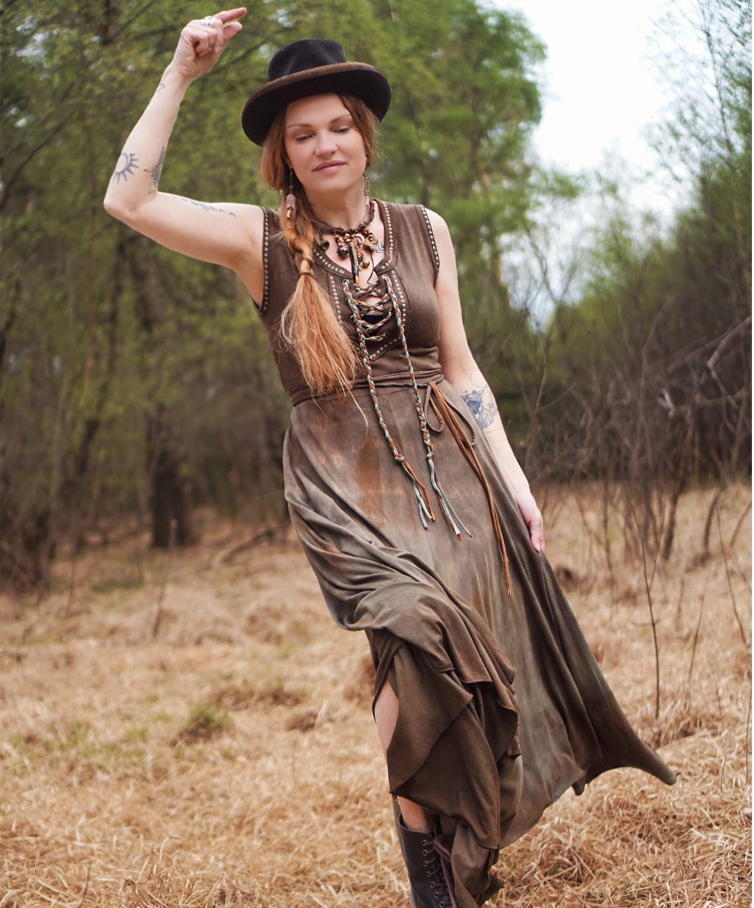 Ella Maxi Dress - Wild Wood