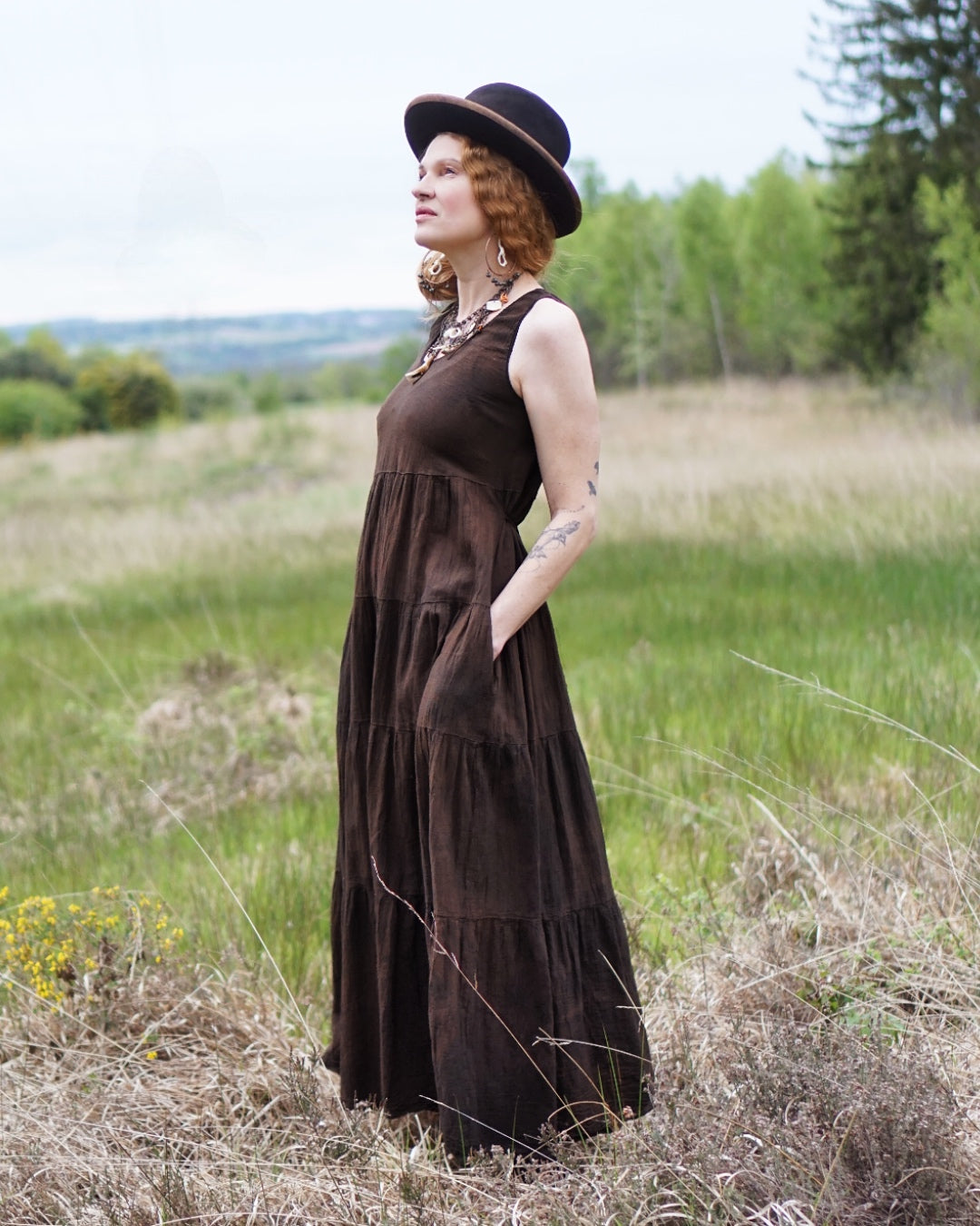 Maxi Dress - Black Soil