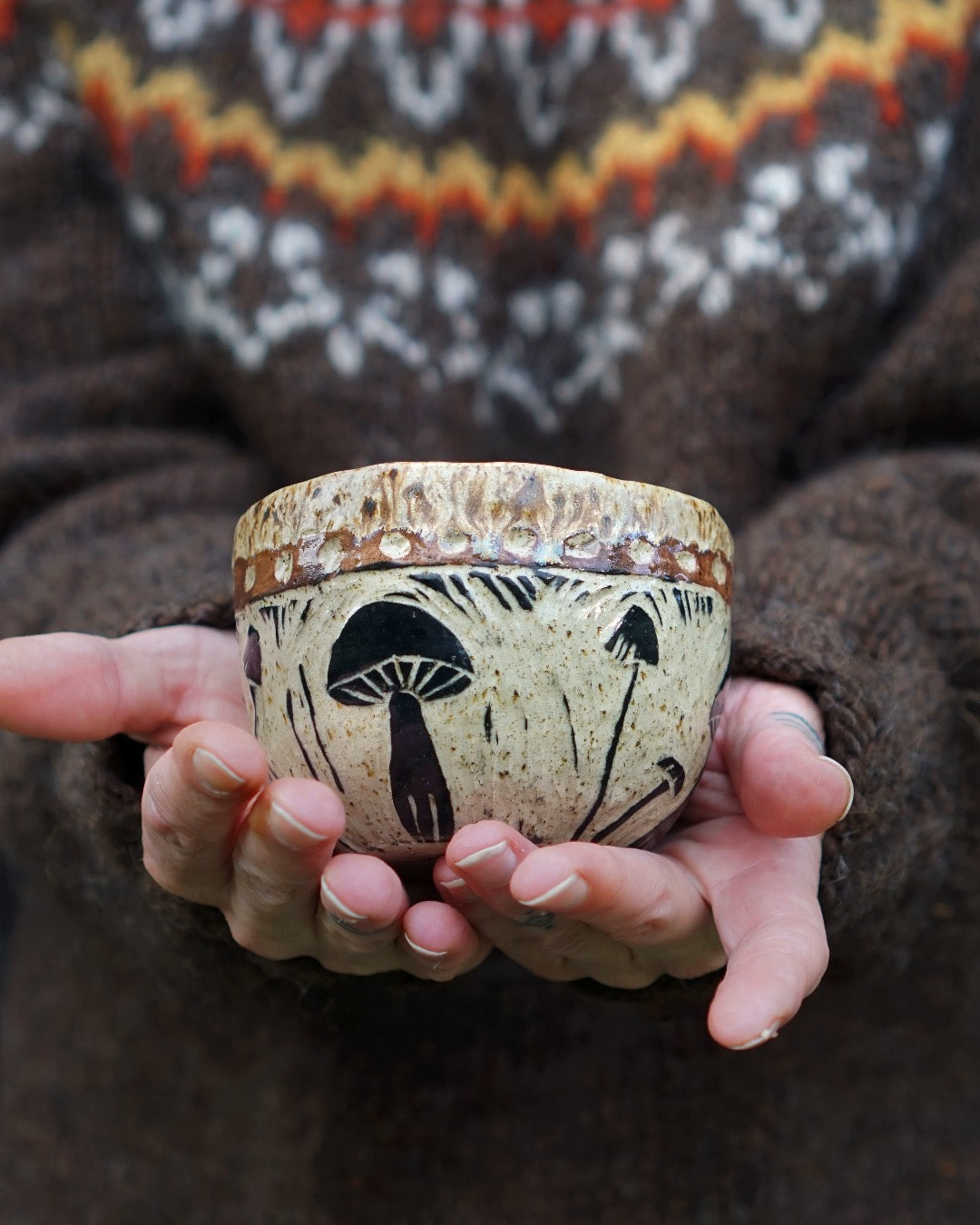 Cocoa Ceremony Mug - Mushrooms