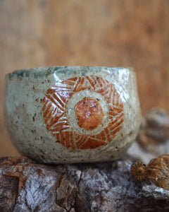 Cocoa Ceremony Mug - Rust/Green