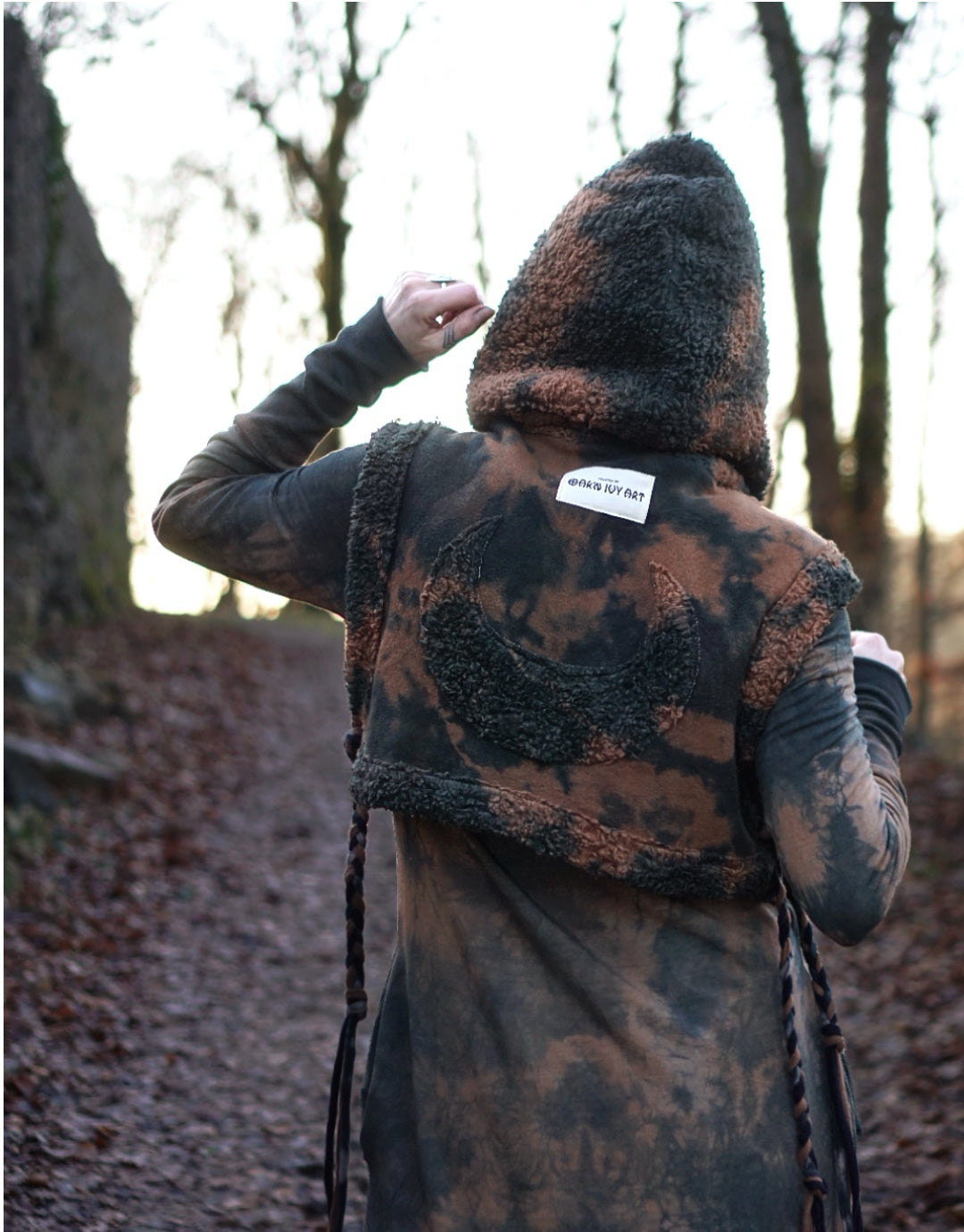 Hoodie Vest - Vintage Jade