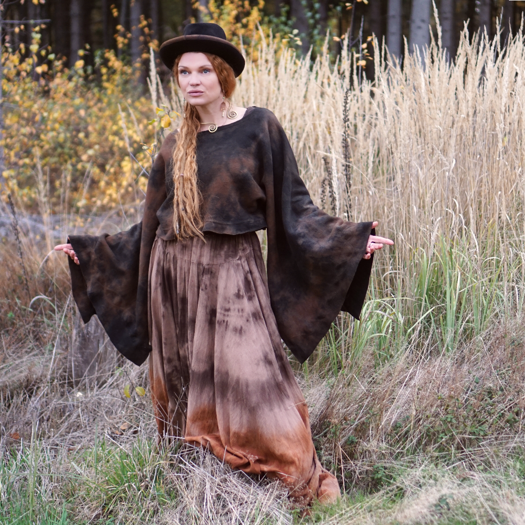 Magic Fleece Tunic - Black Soil