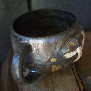 Woodland Mushroom Mug Bronze/Gold