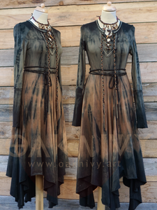 Ella Dress - Black Soil /Olive