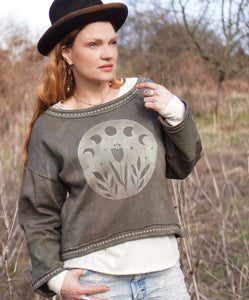 Luna Folklore Jumper - Sage