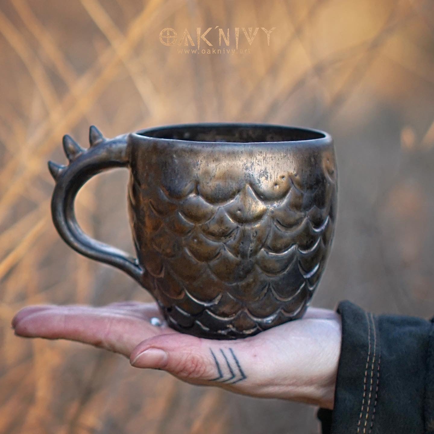 Dragon Mug - Bronze