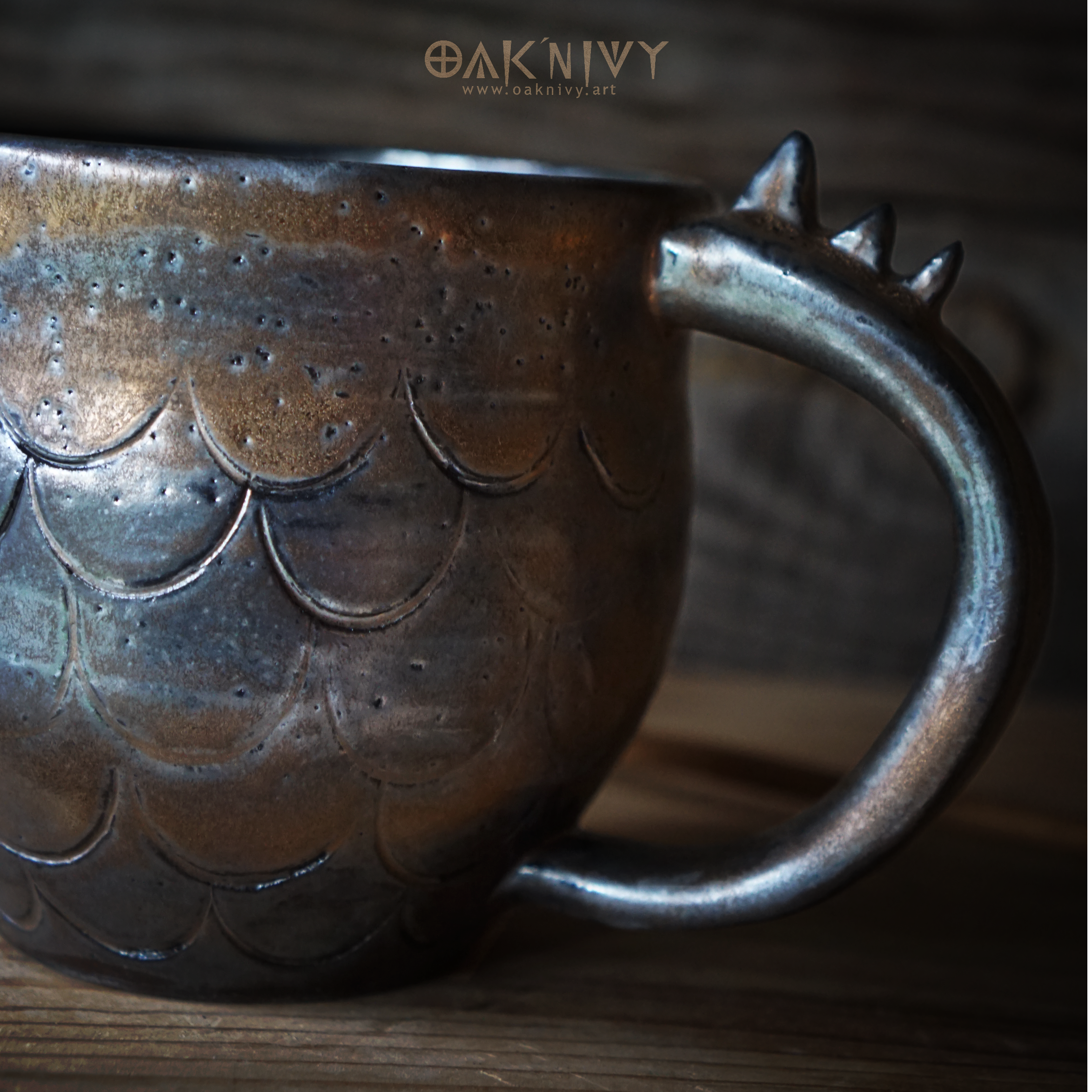 Dragon Mug - Bronze
