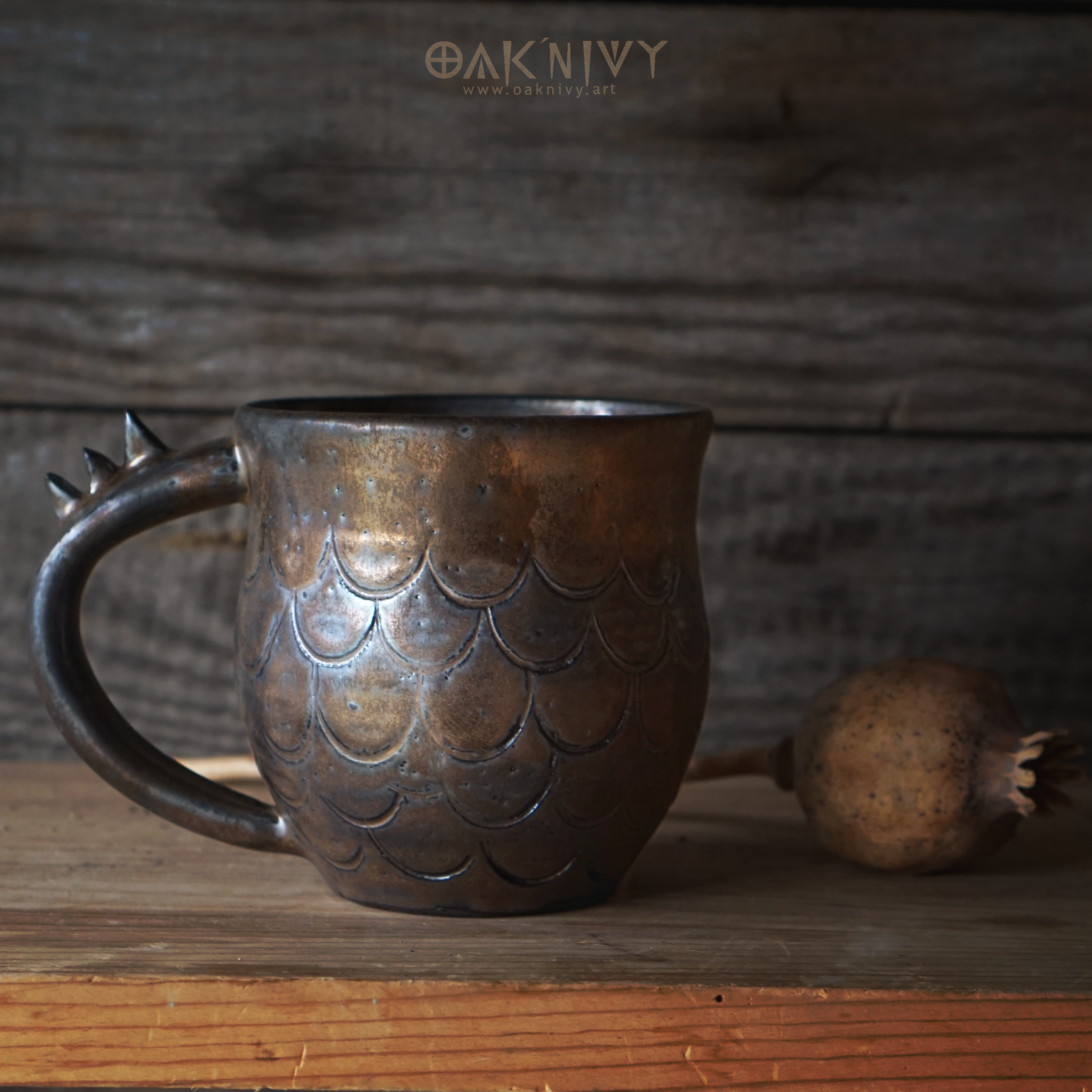 Dragon Mug - Bronze