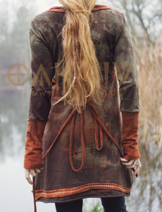 Urban Viking Dress Casual - Olive/Dragon Blood