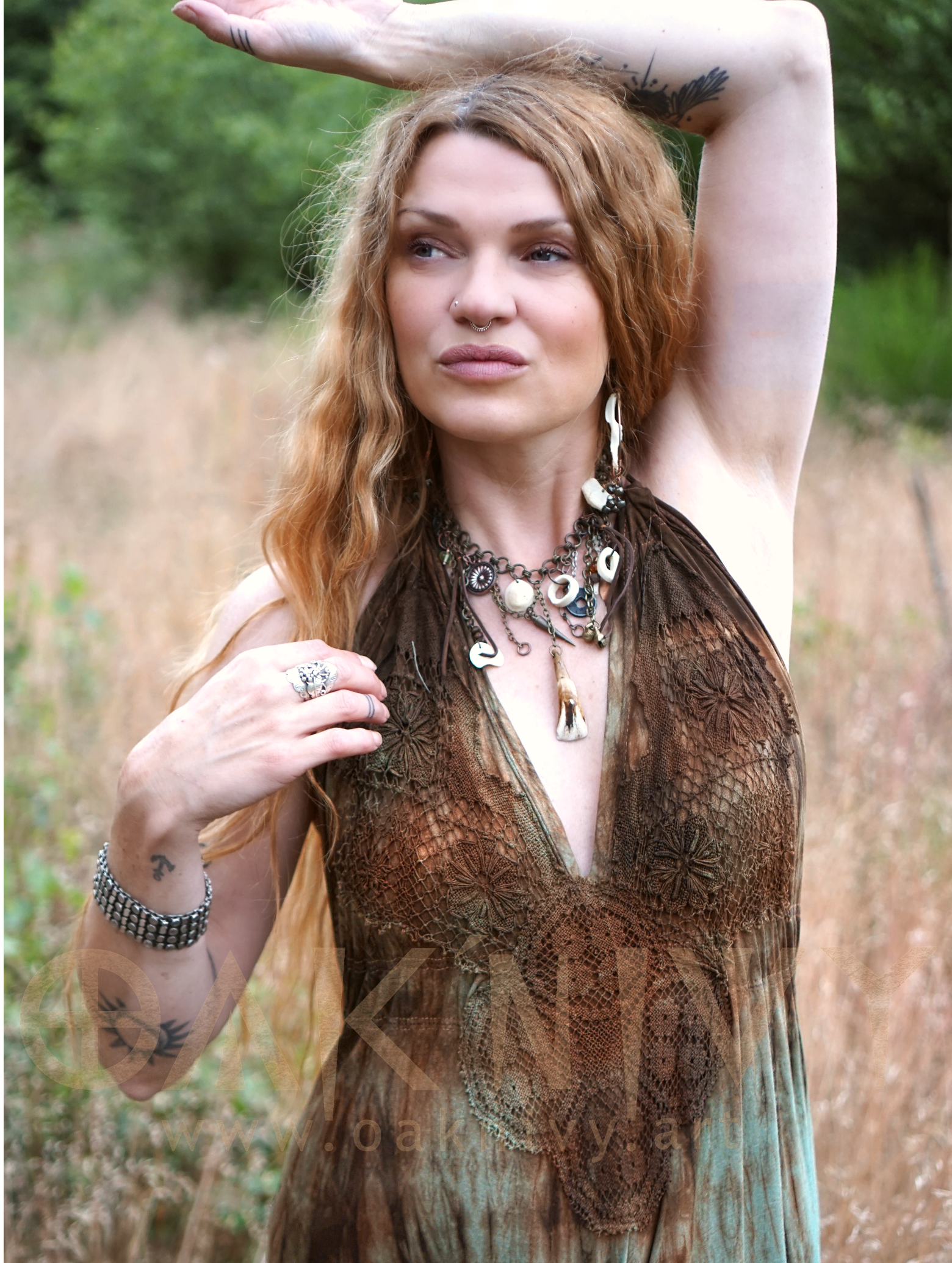 Kali Maxi Dress - Rusty Vintage Mint Oak'n Ivy Art Kali Maxi Dress - Rusty Vintage Mint Oak'n Ivy Art