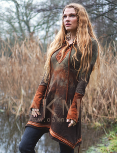 Urban Viking Dress Casual - Olive/Dragon Blood