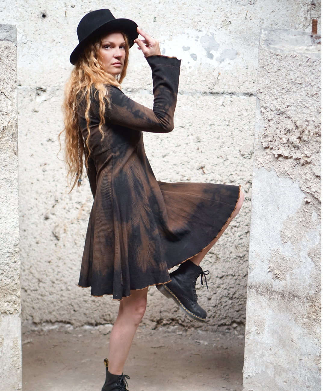 Iva Dress  -  Black Soil