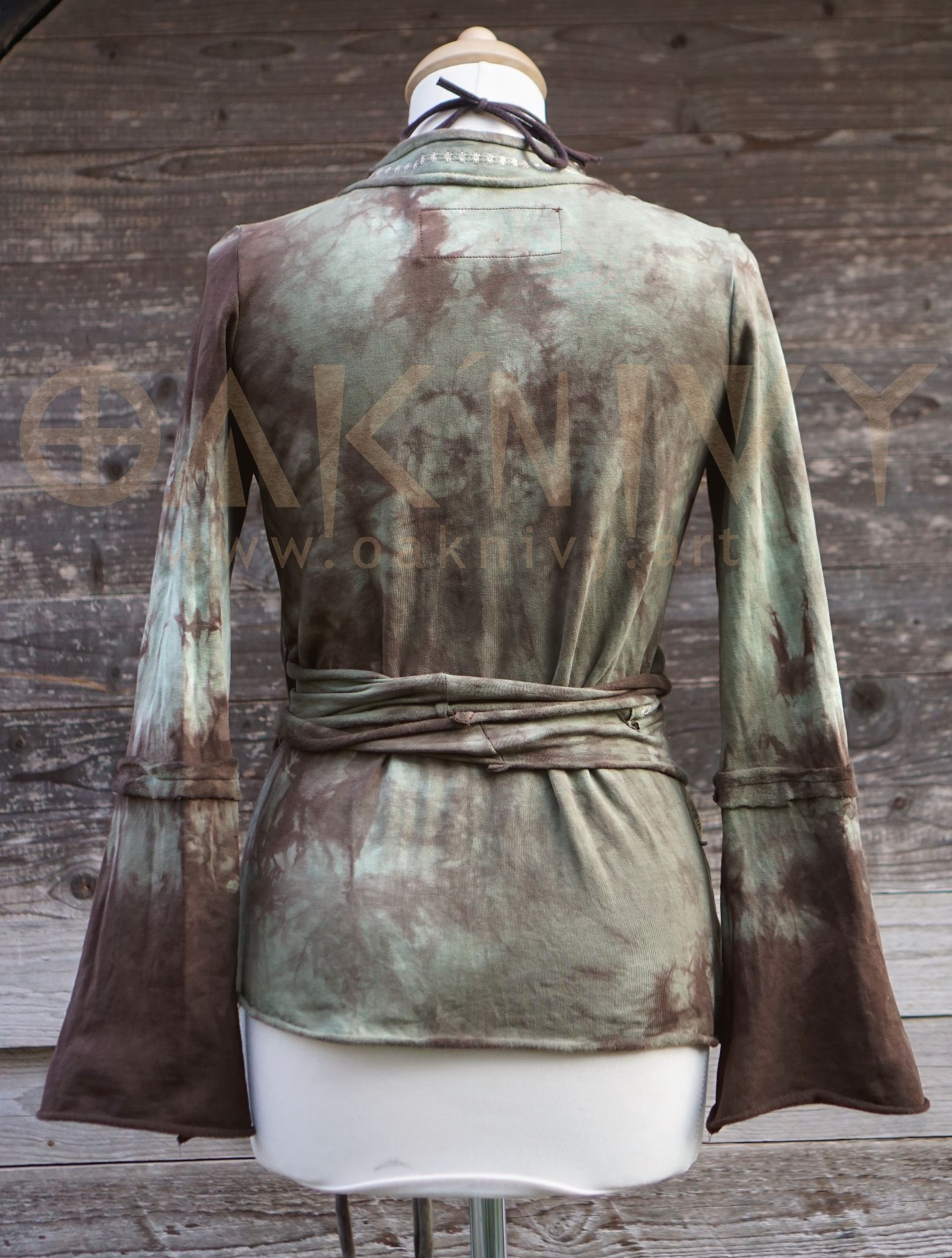 Folkore Wrap Sweat - Vintage Jade