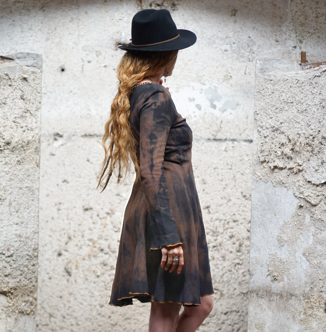 Iva Dress  -  Black Soil