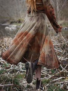 Flared Skirt - Rusty Vintage Jade