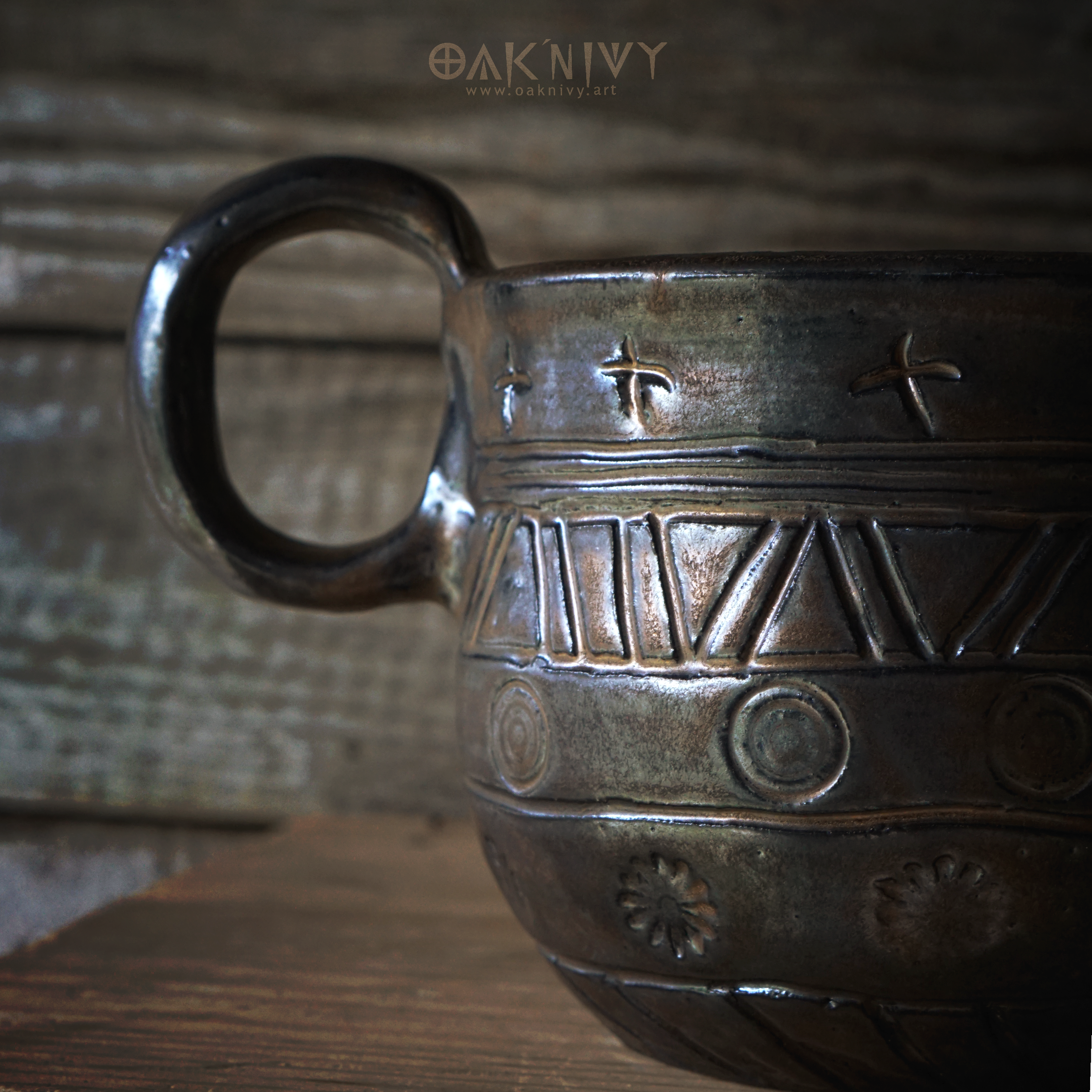 Viking Mug - Bronze