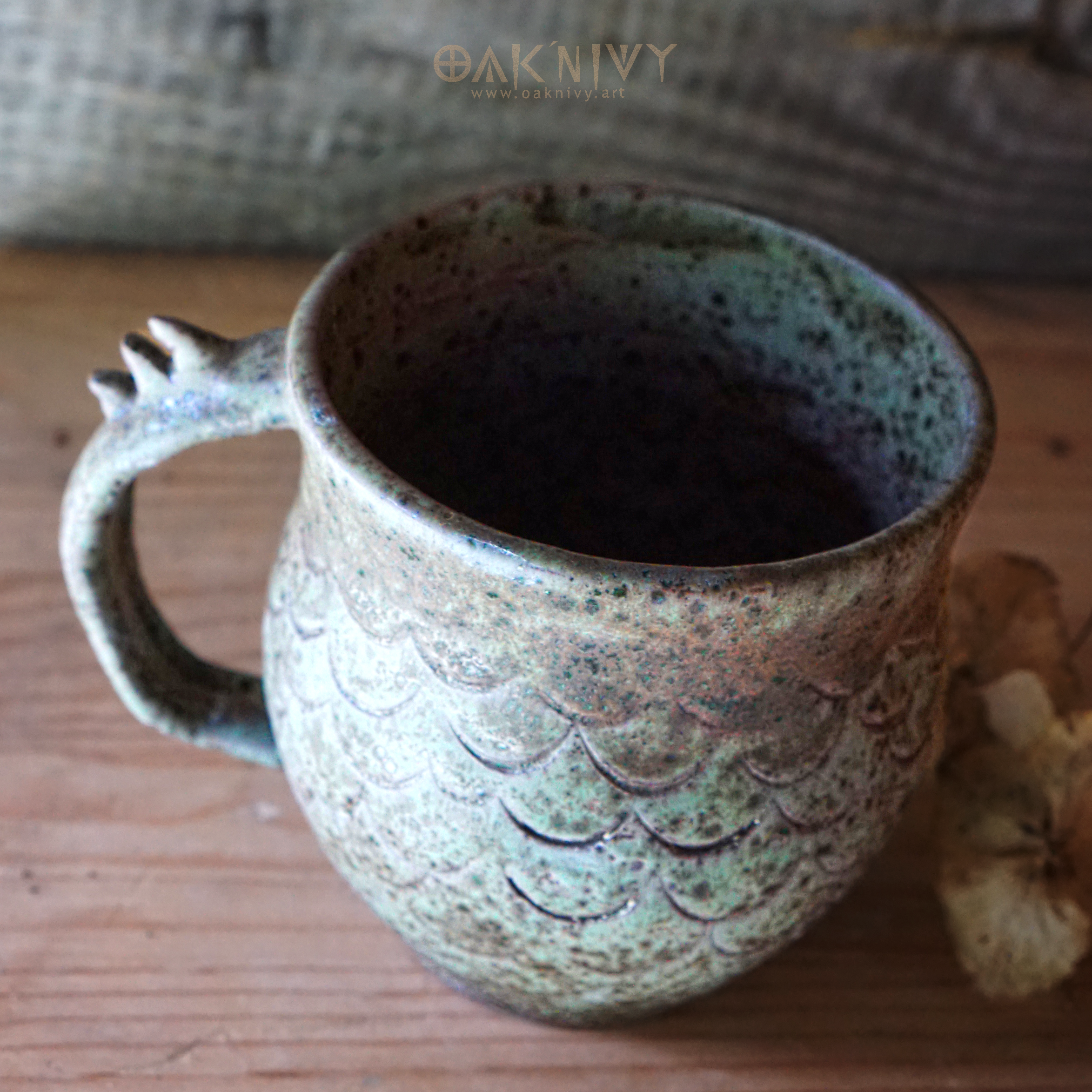 Magic Dragon Mug - green