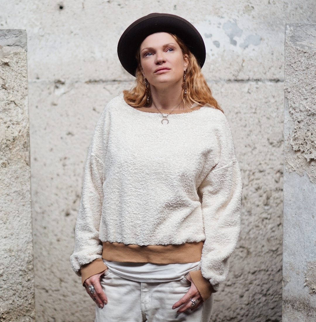 MTO Over and Out Sweater - Natural Beige