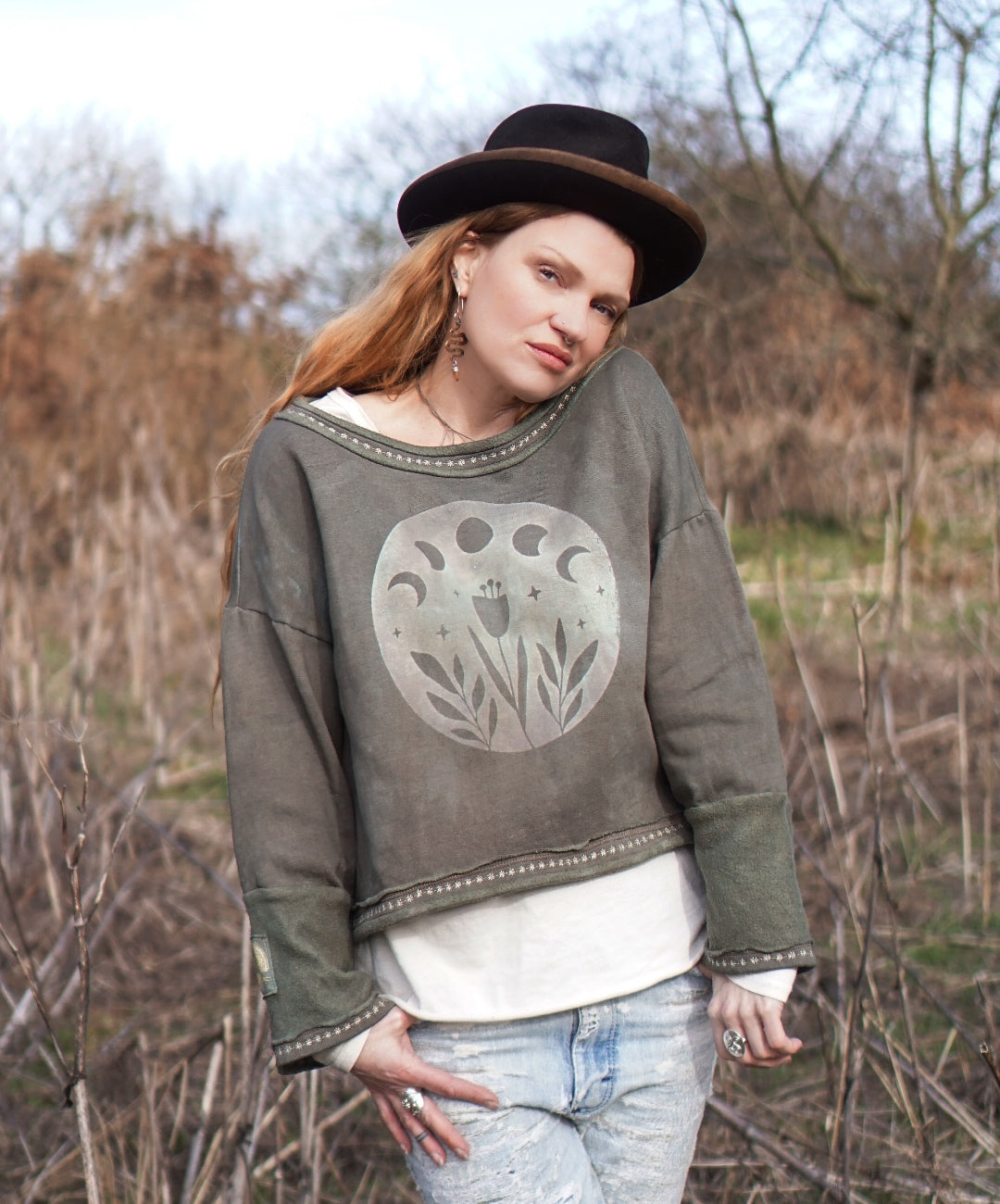 Luna Folklore Jumper - Sage